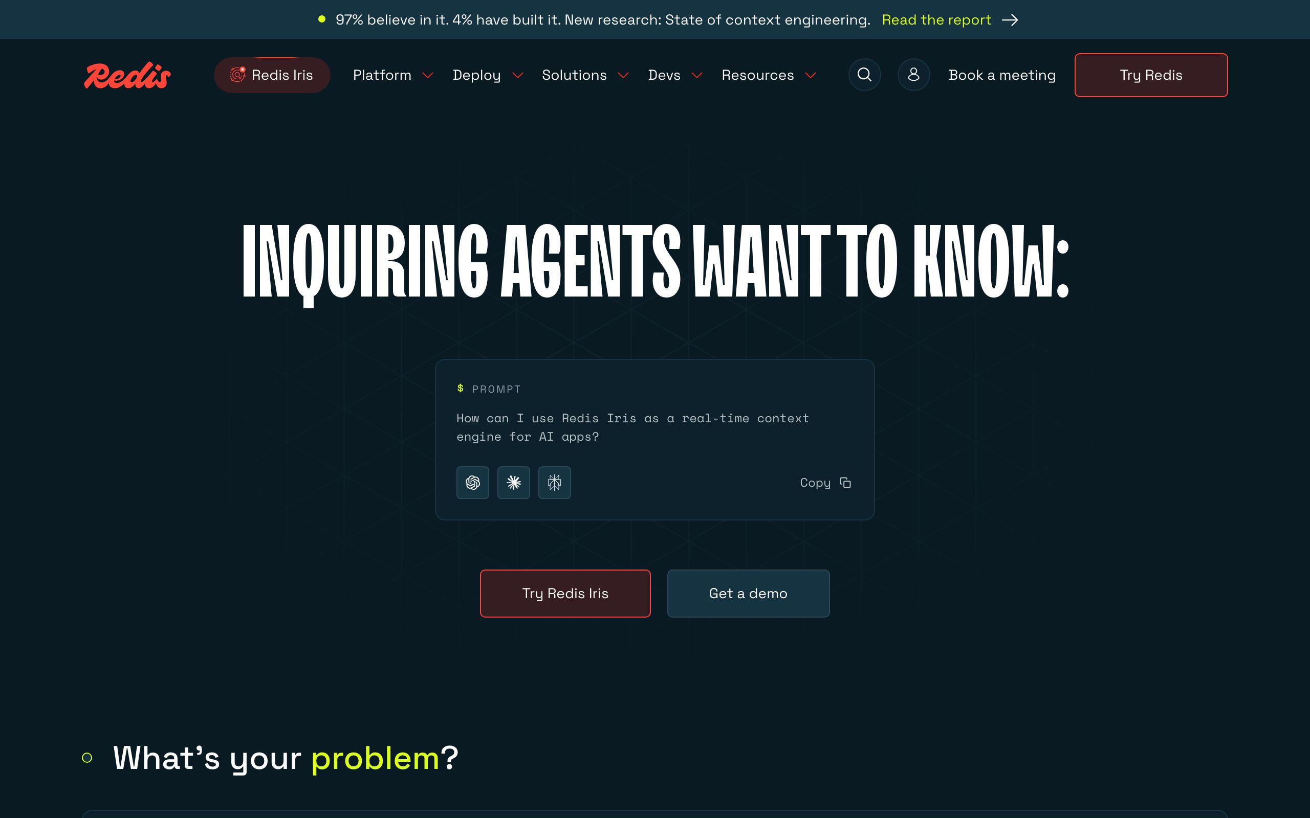 Redis screenshot