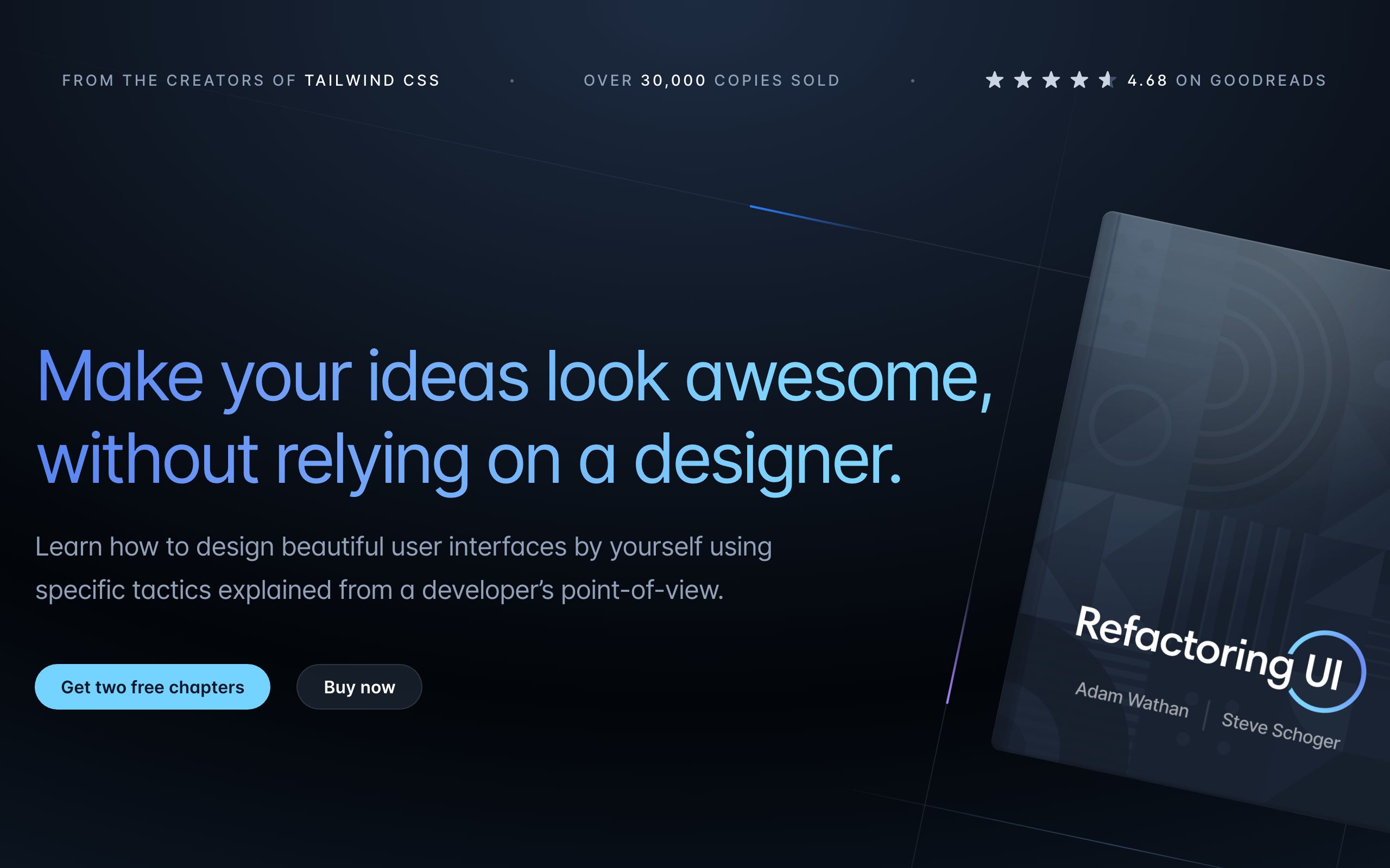 Refactoring UI screenshot
