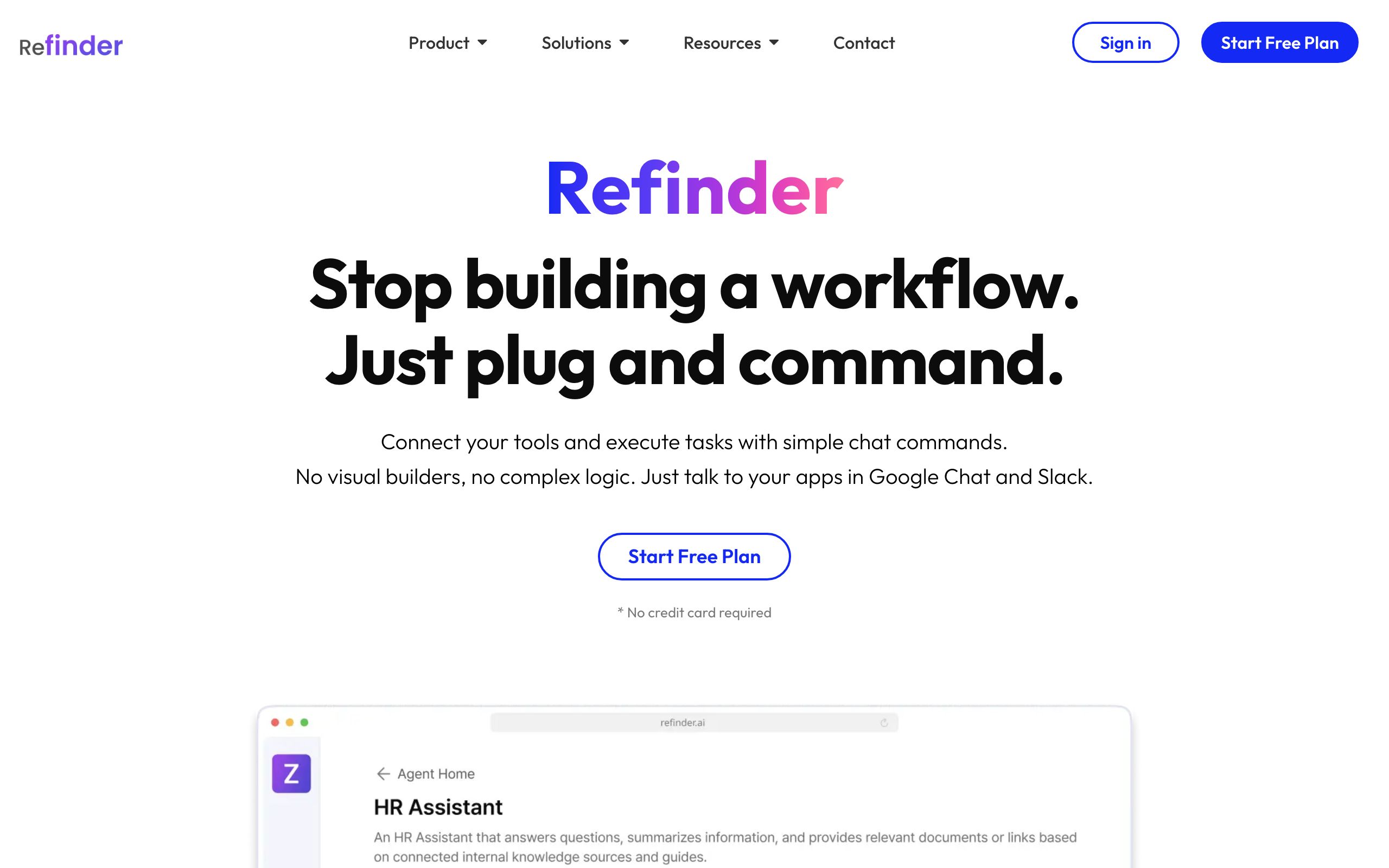 Refinder screenshot