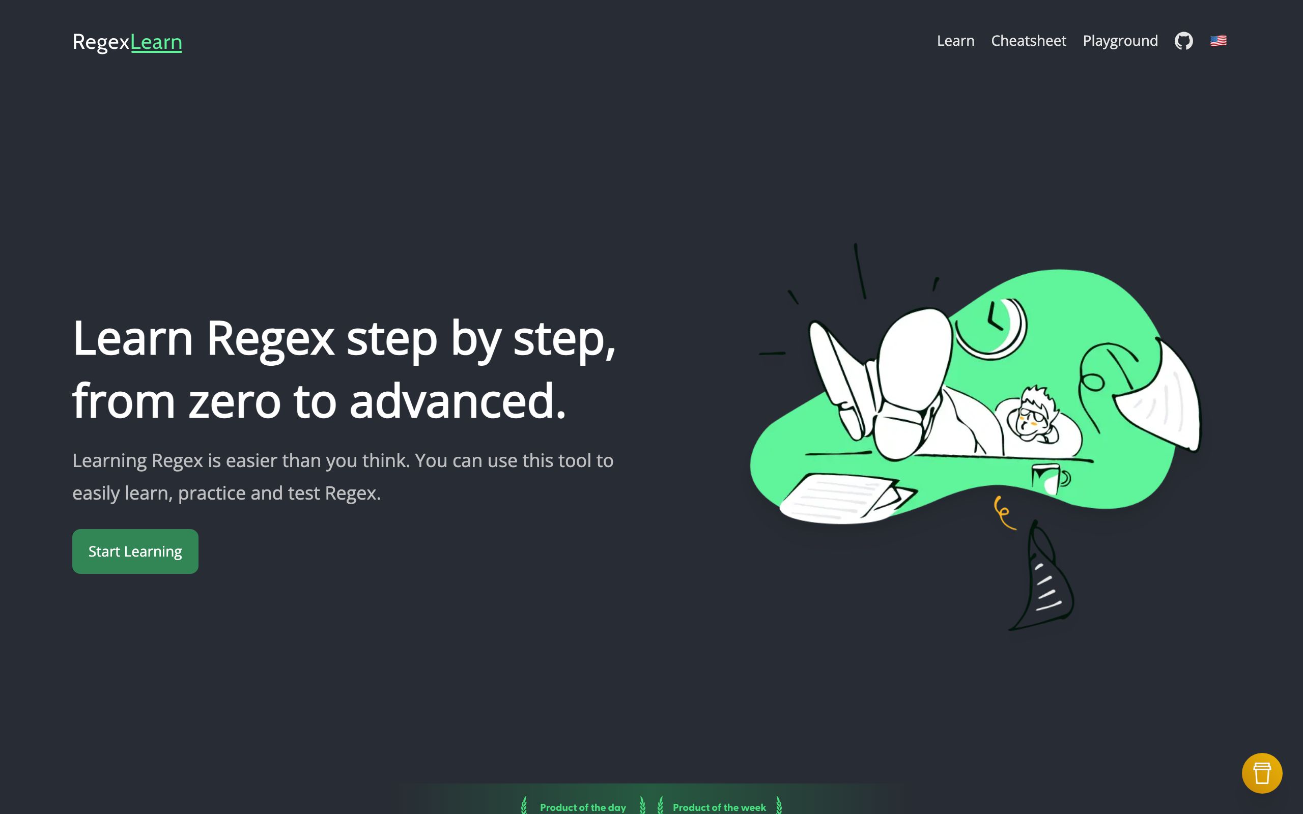 Regex Learn screenshot