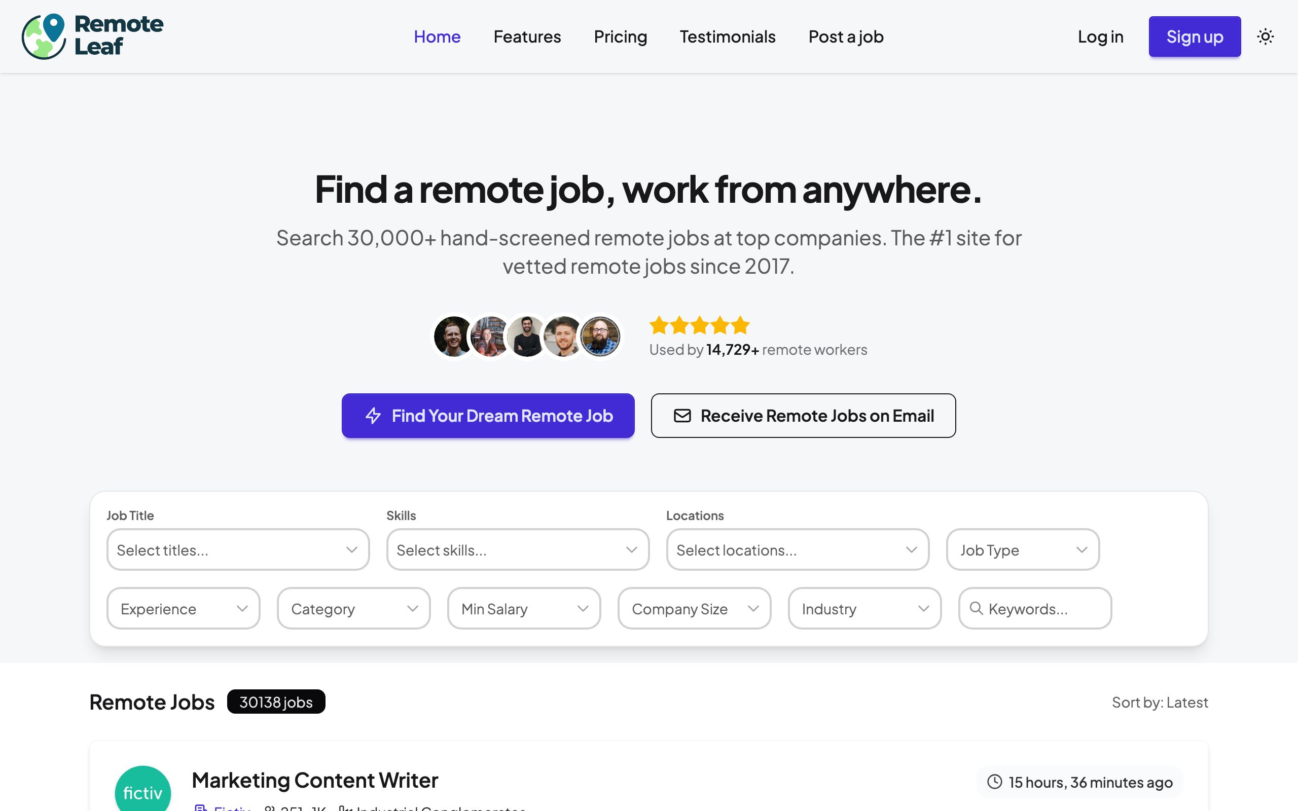 RemoteLeaf screenshot