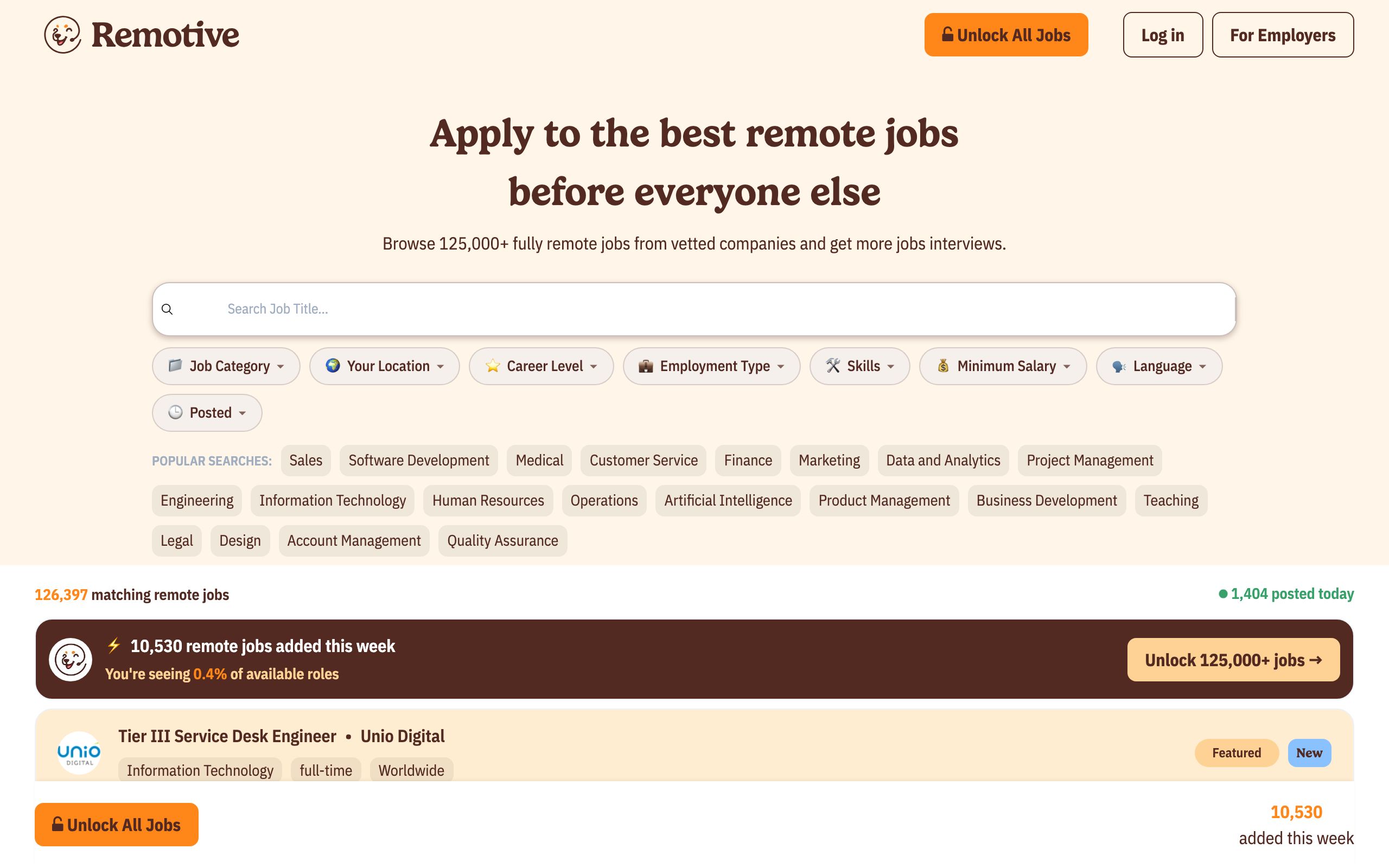 Remotive screenshot