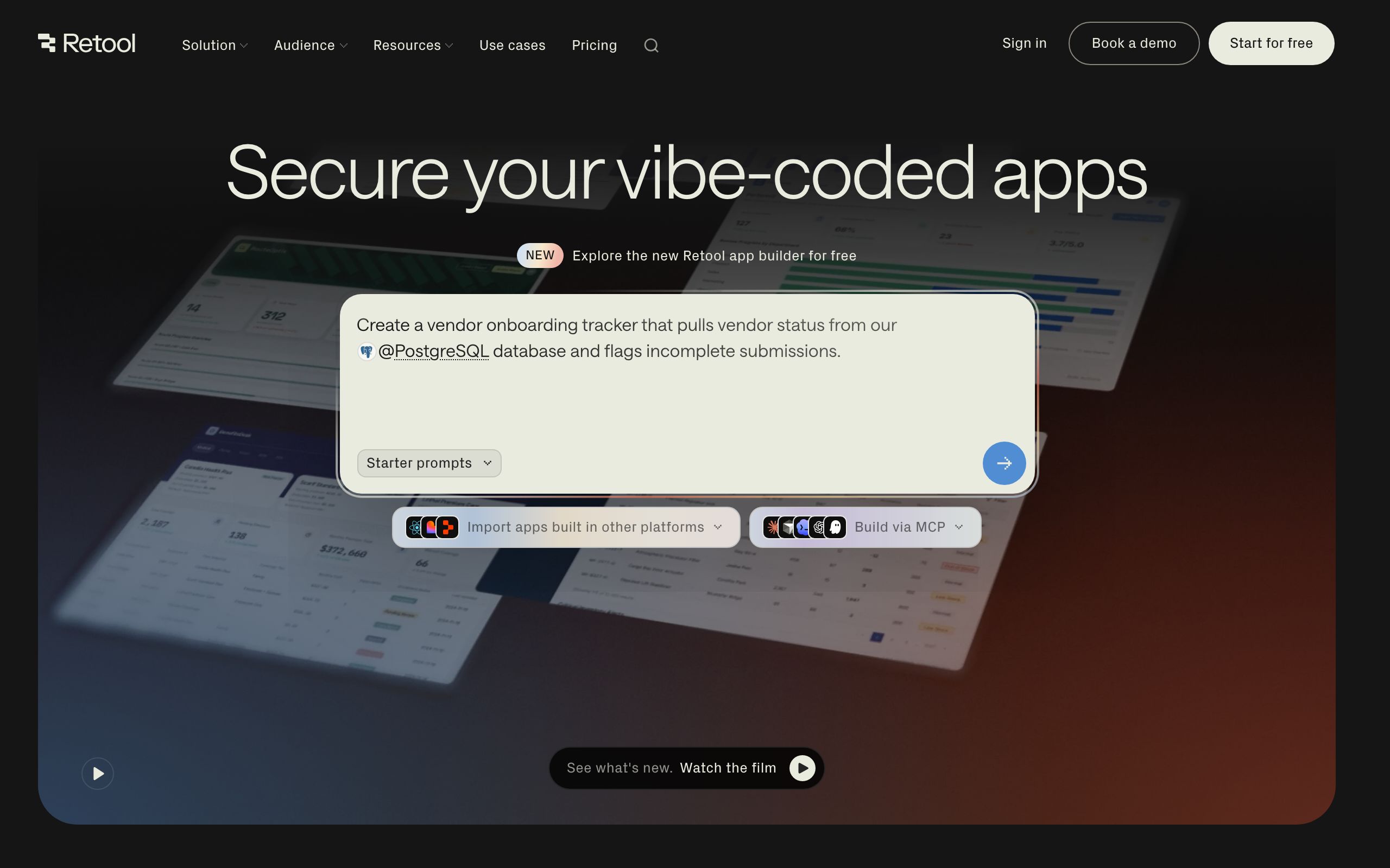 Retool screenshot