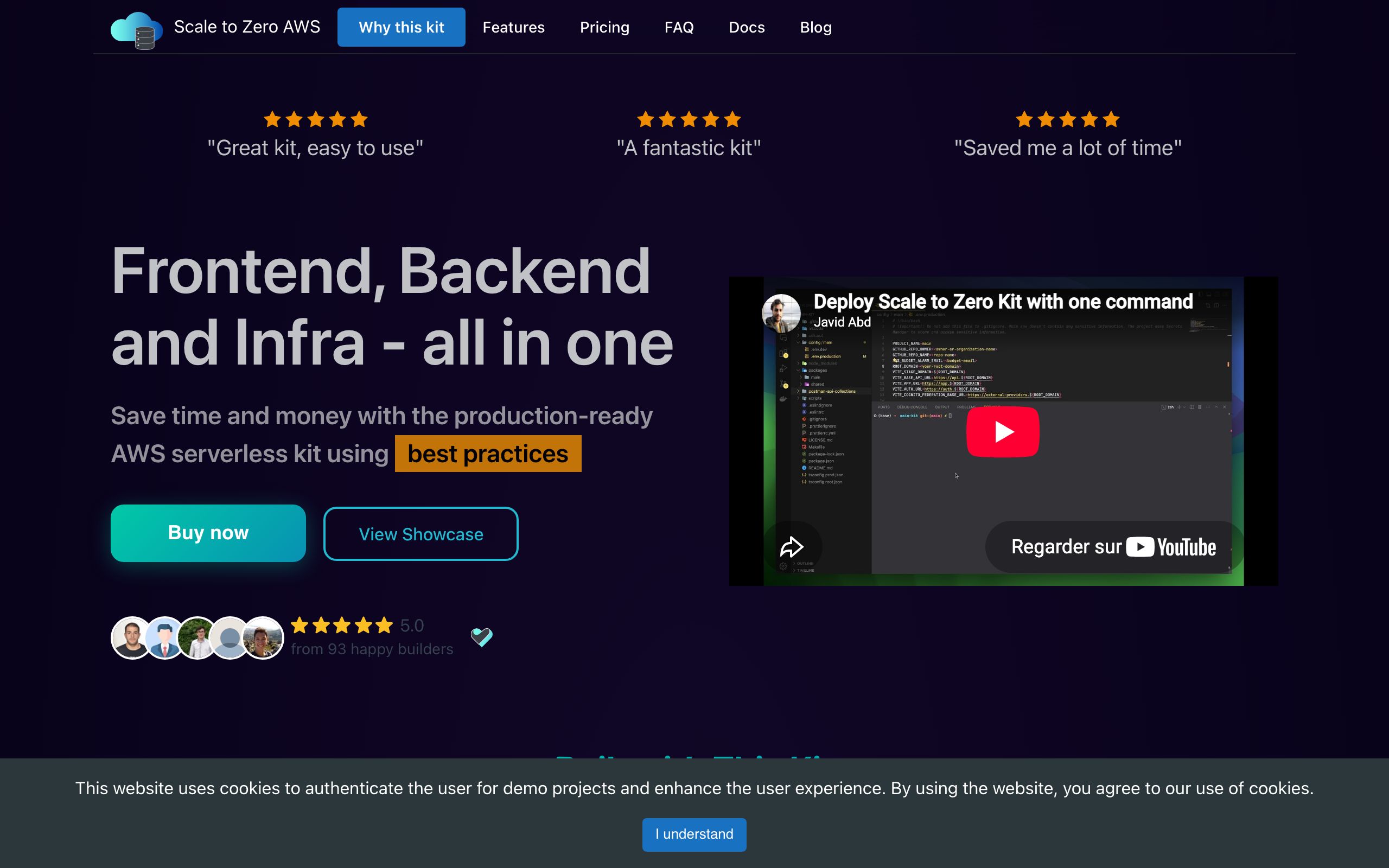 Scale to Zero AWS Kit screenshot