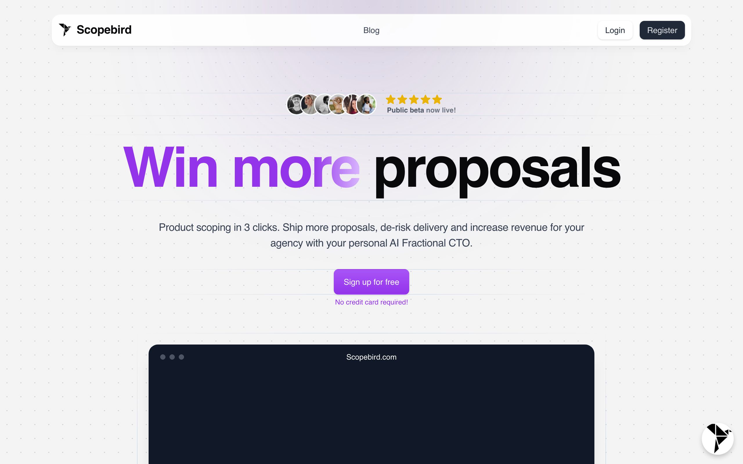 Scopebird screenshot