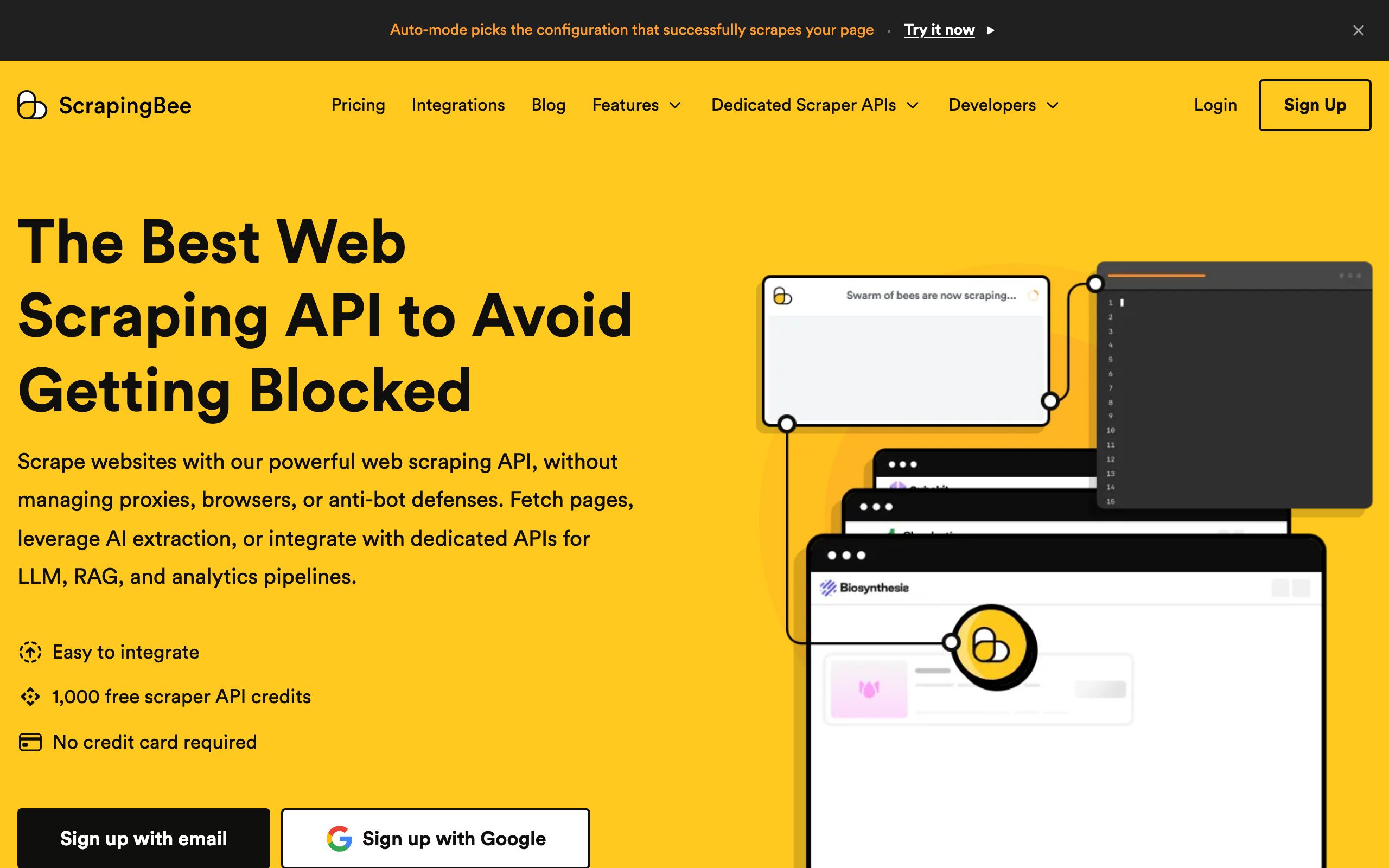 ScrapingBee screenshot