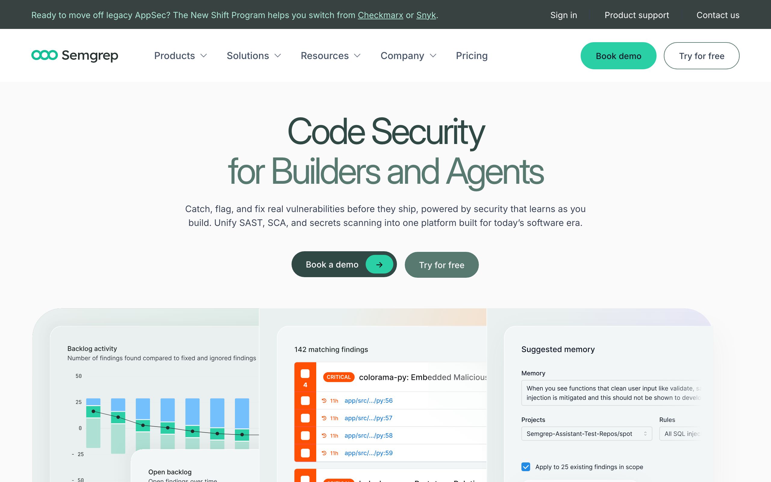 Semgrep screenshot