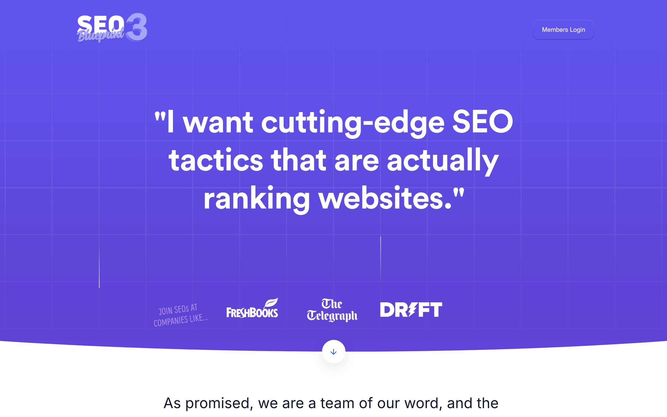 SEO Blueprint screenshot
