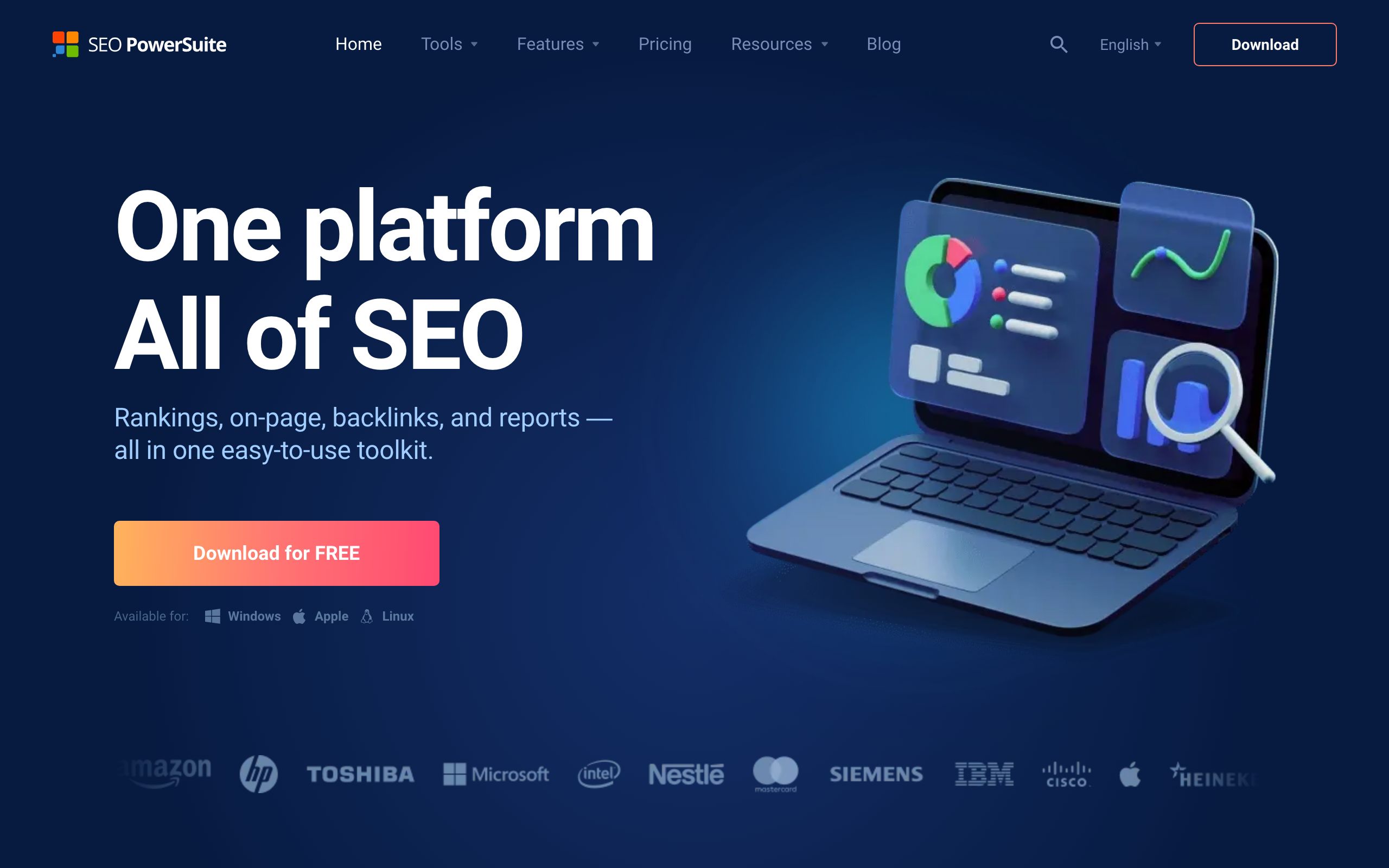 SEO PowerSuite screenshot