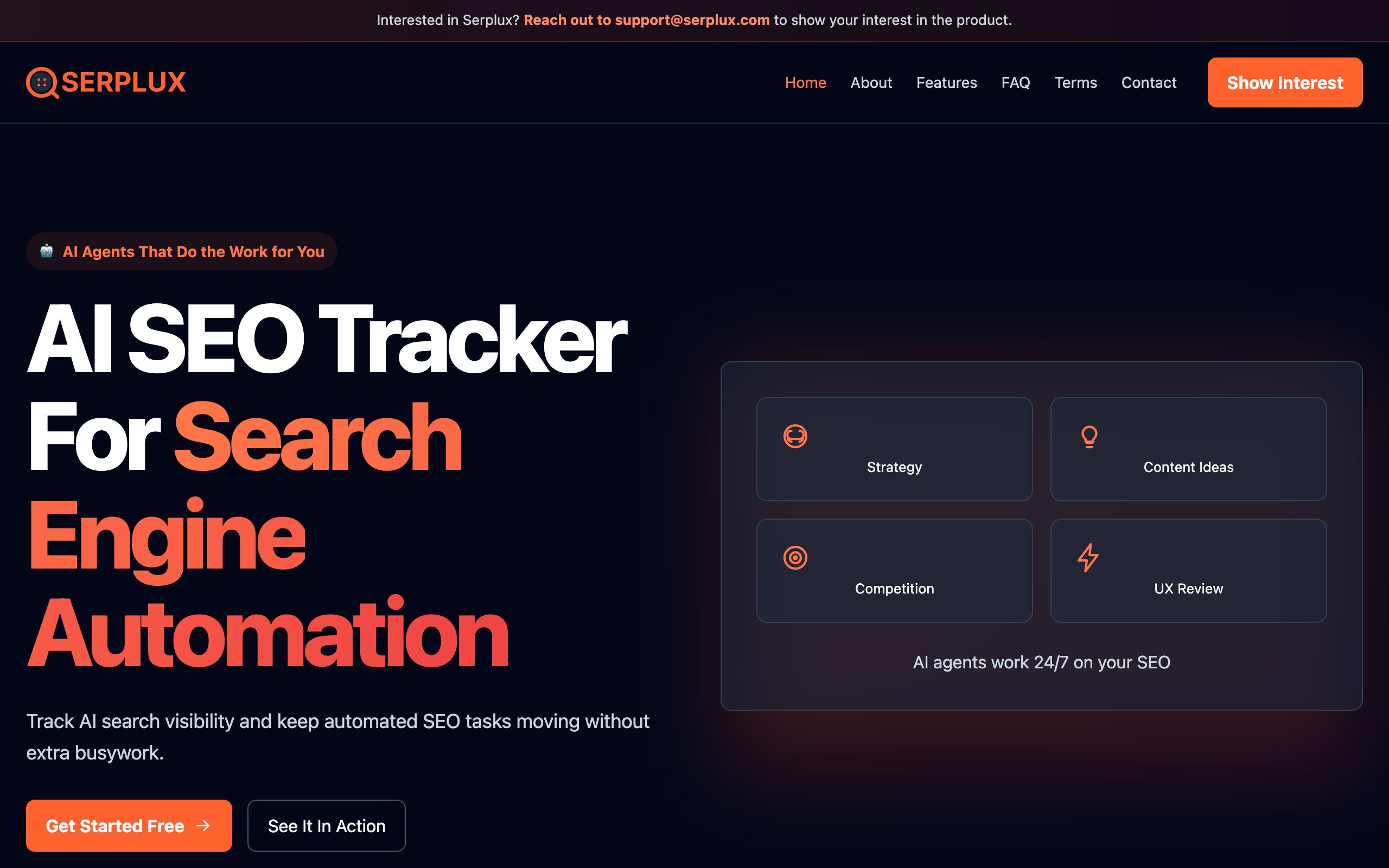 Serplux screenshot