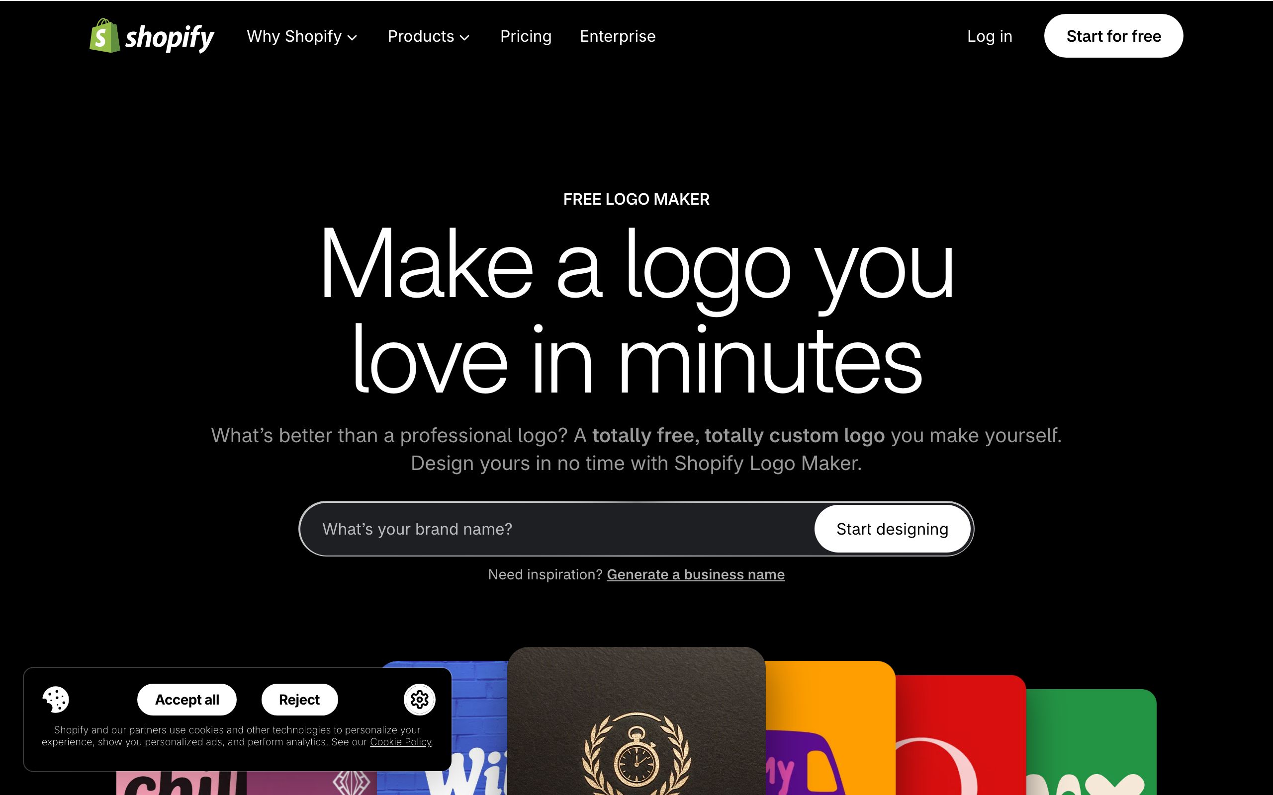 Shopify Logo Maker screenshot