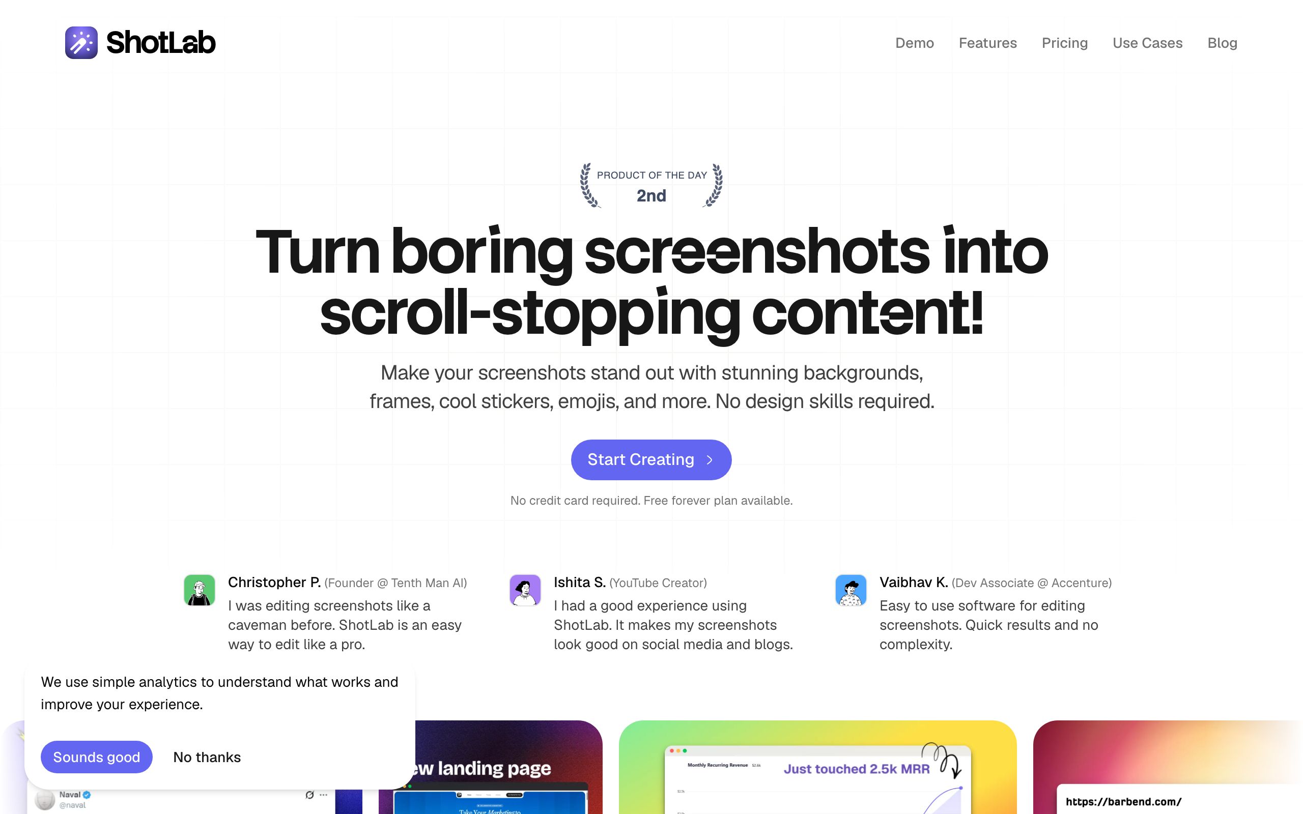 ShotLab screenshot