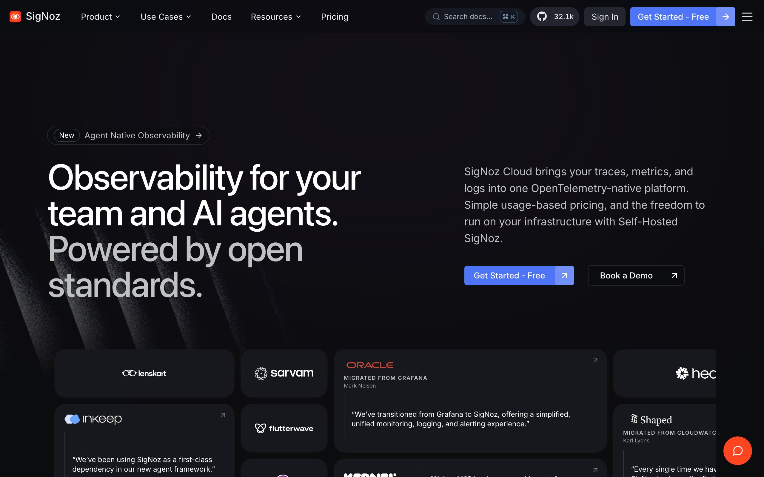 SigNoz screenshot