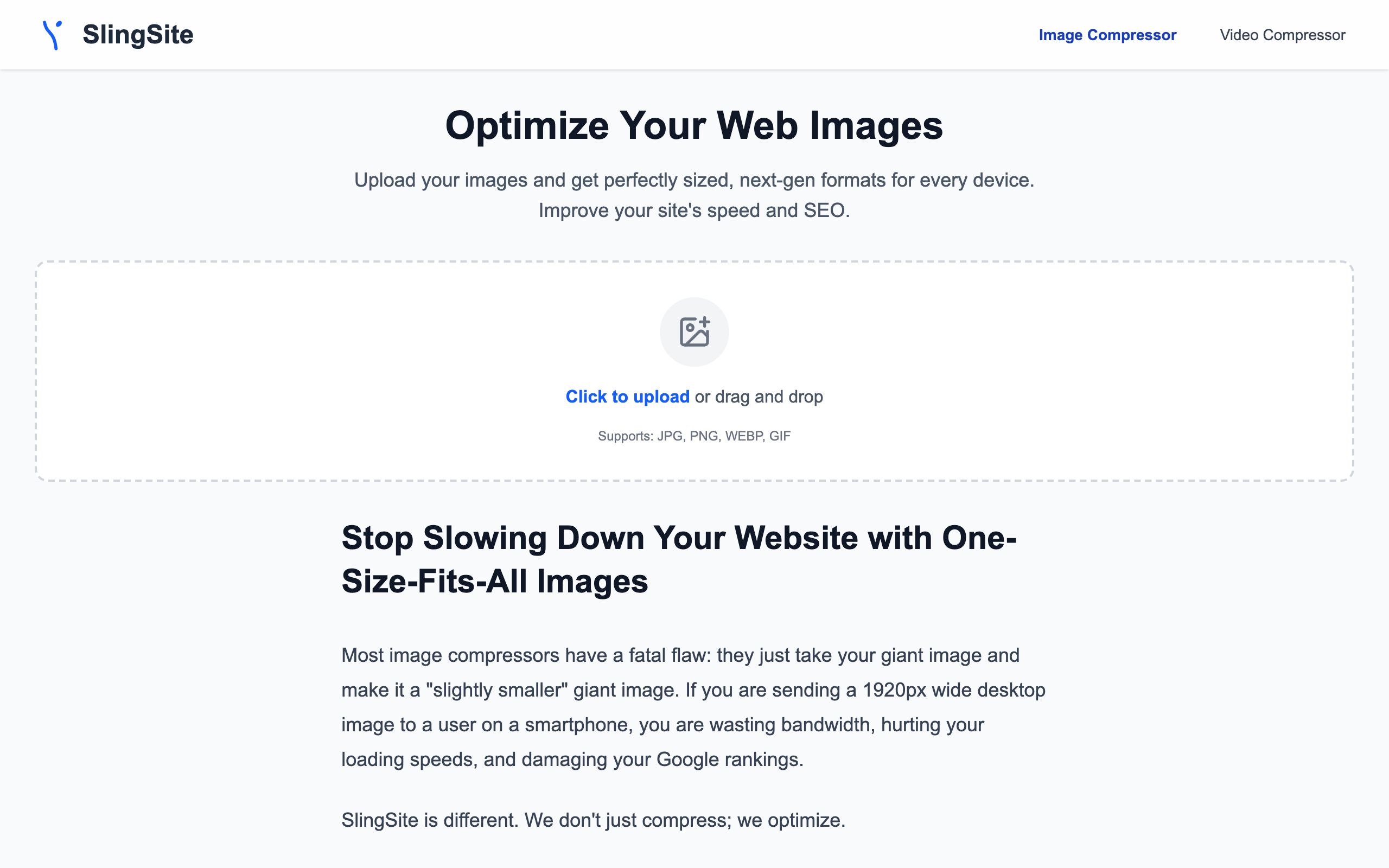 SlingSite screenshot