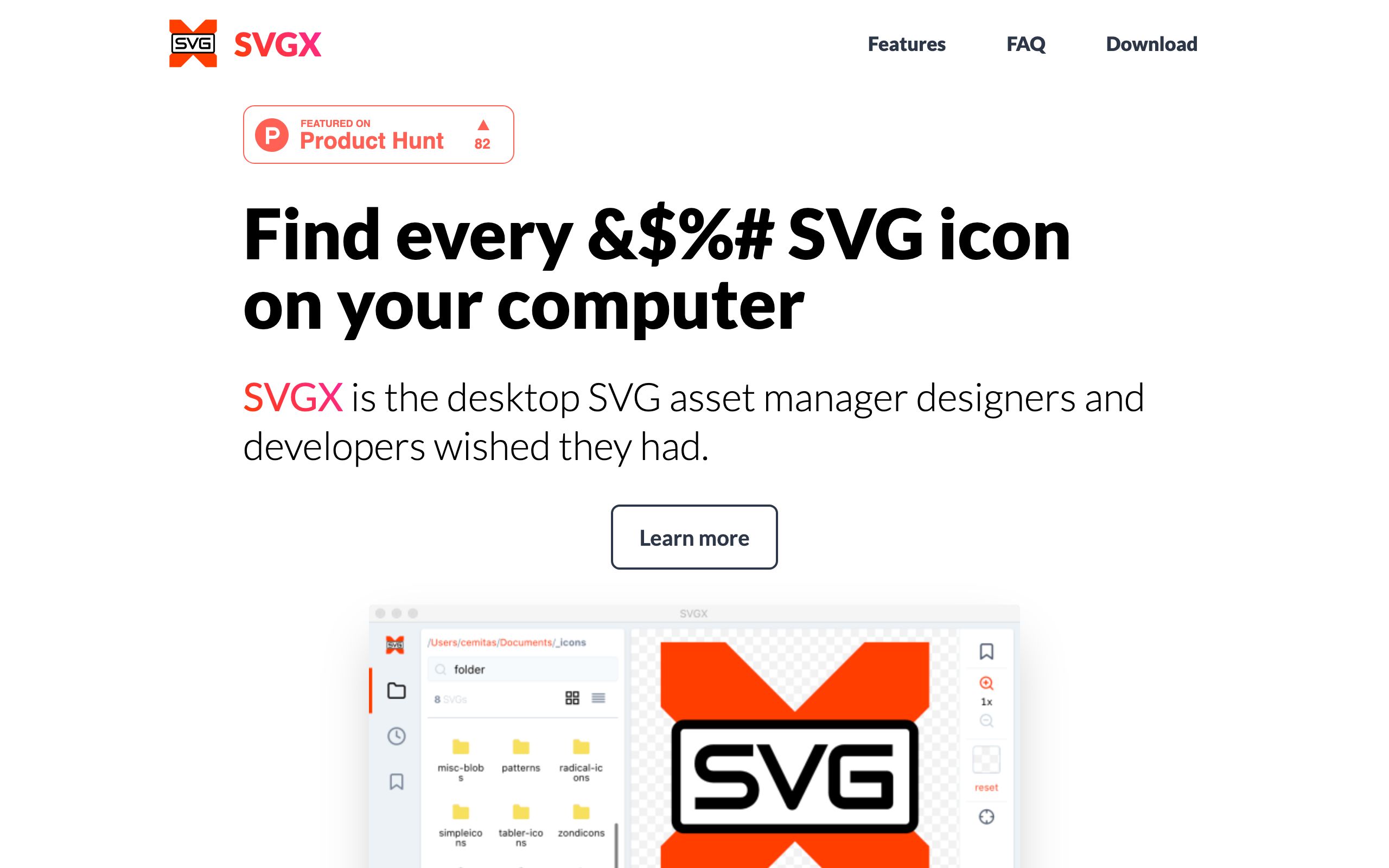 SVGX screenshot