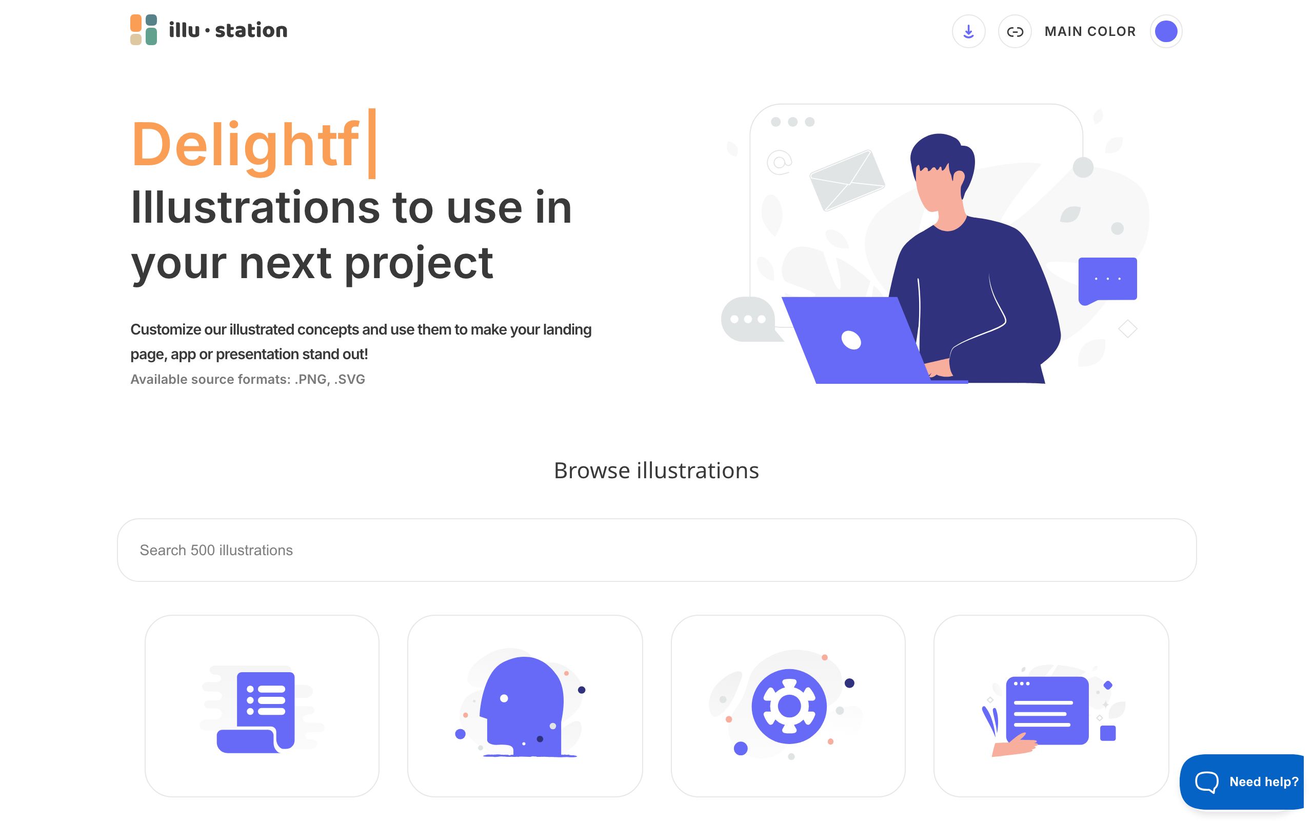 Themeisle Illustrations screenshot