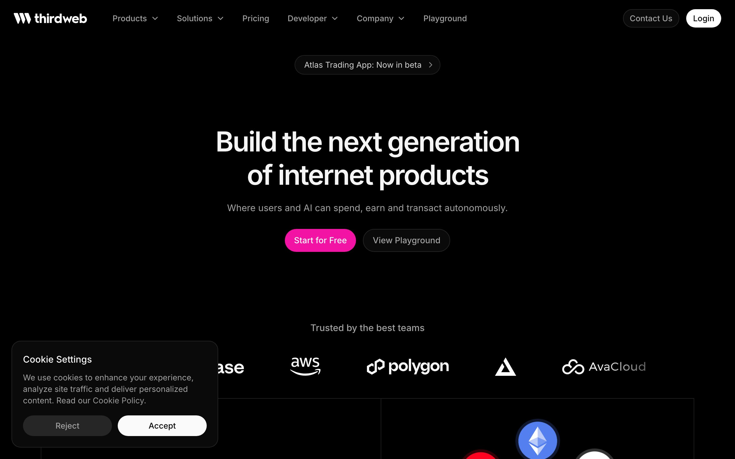 thirdweb screenshot