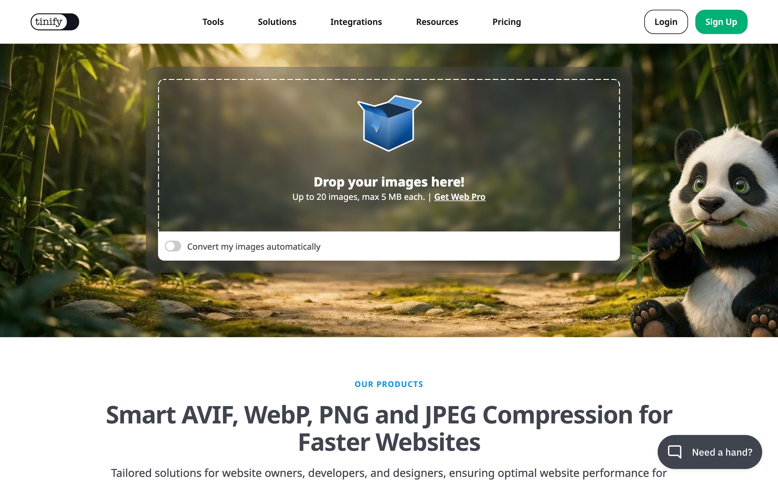 TinyPNG screenshot