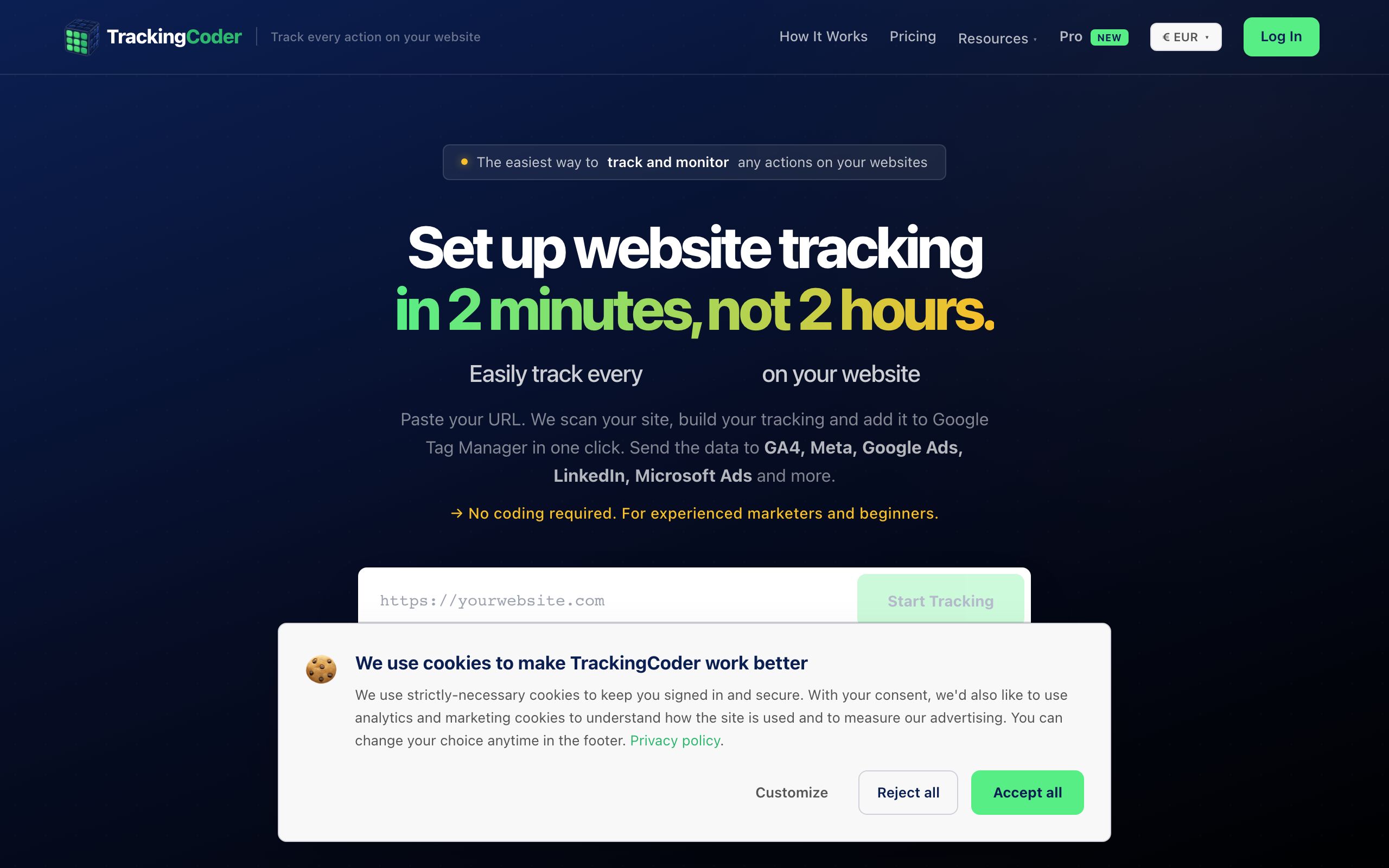 TrackingCoder screenshot