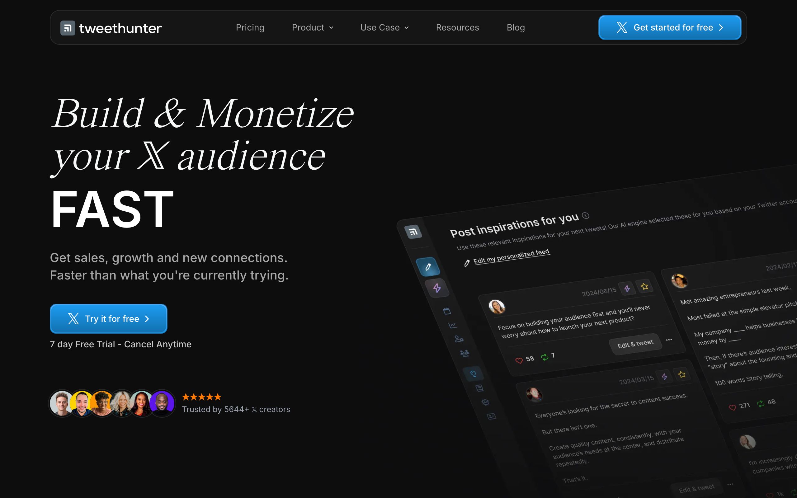 Tweet Hunter screenshot