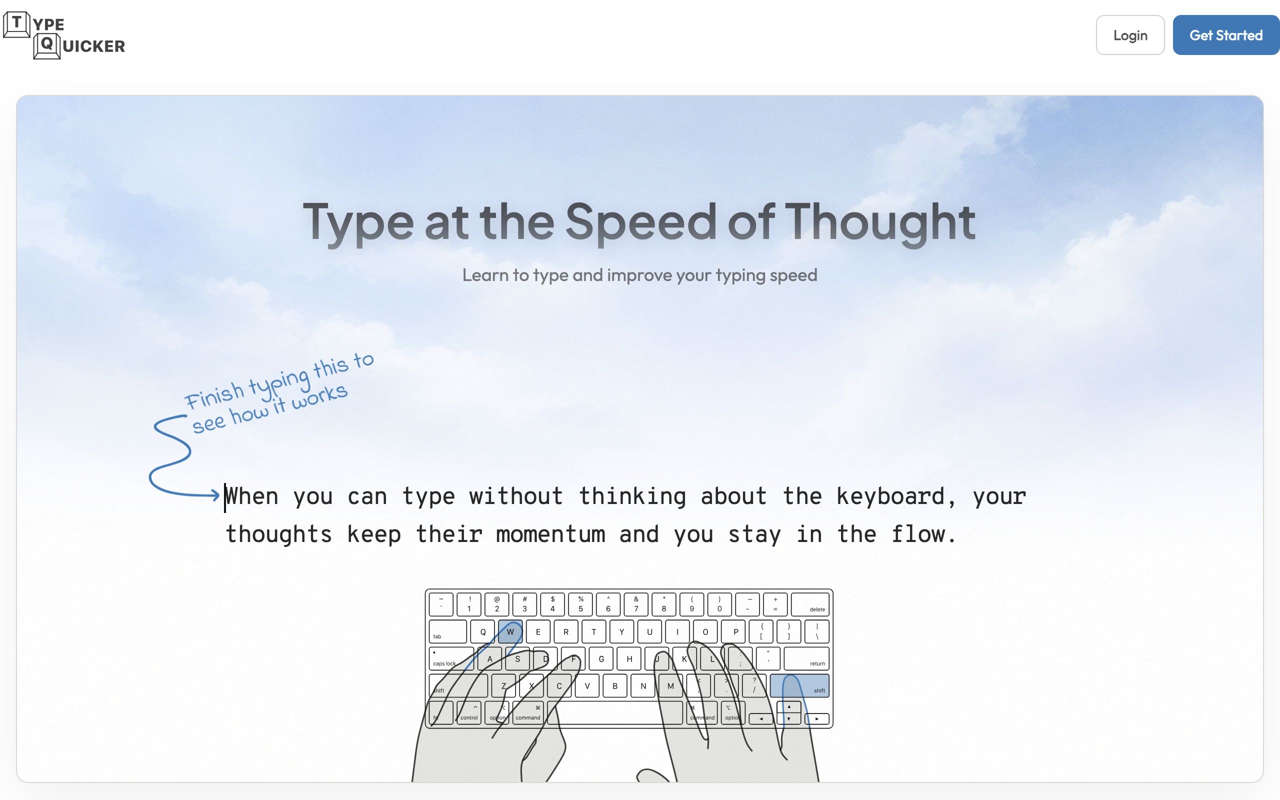 TypeQuicker screenshot