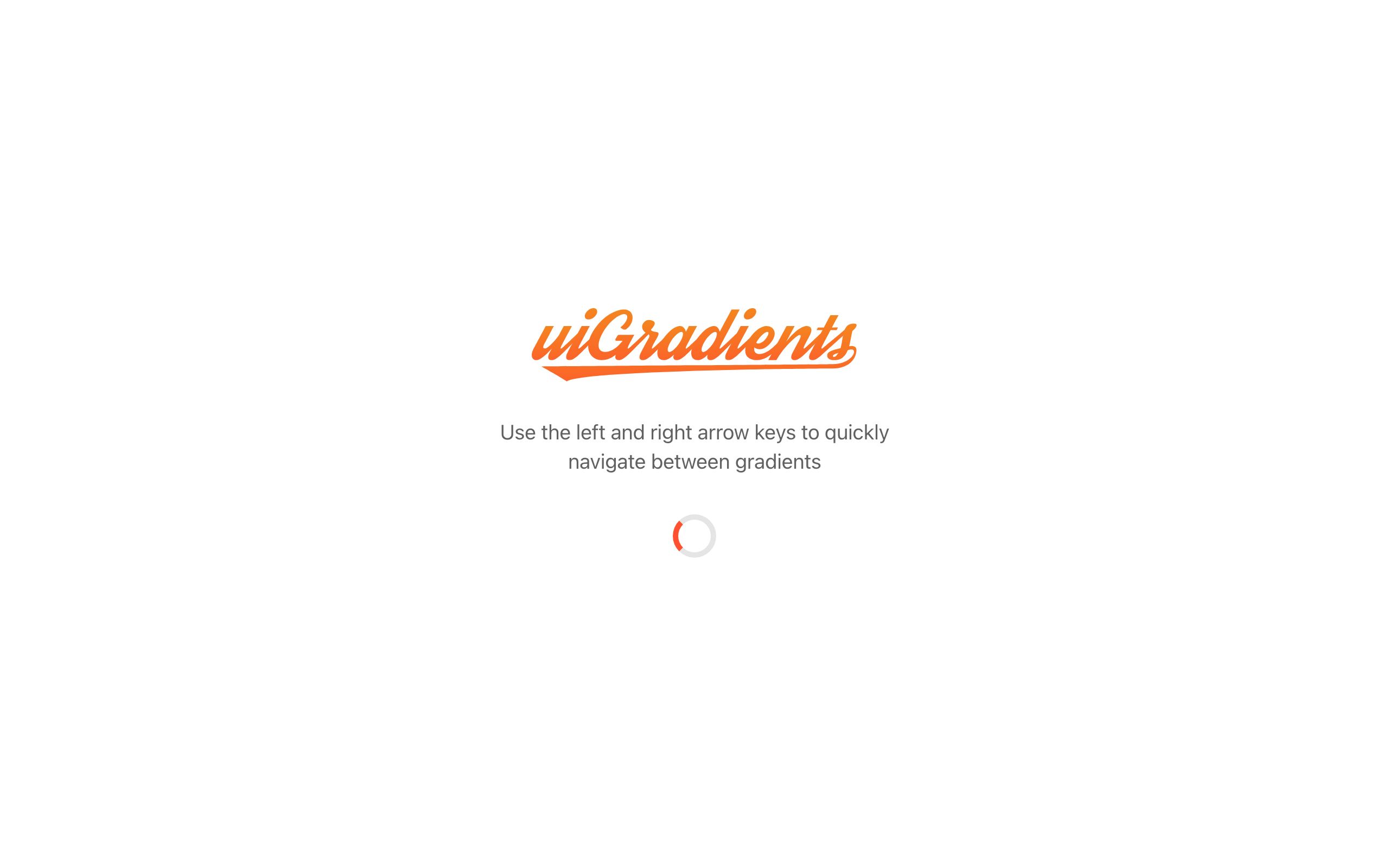 uiGradients screenshot