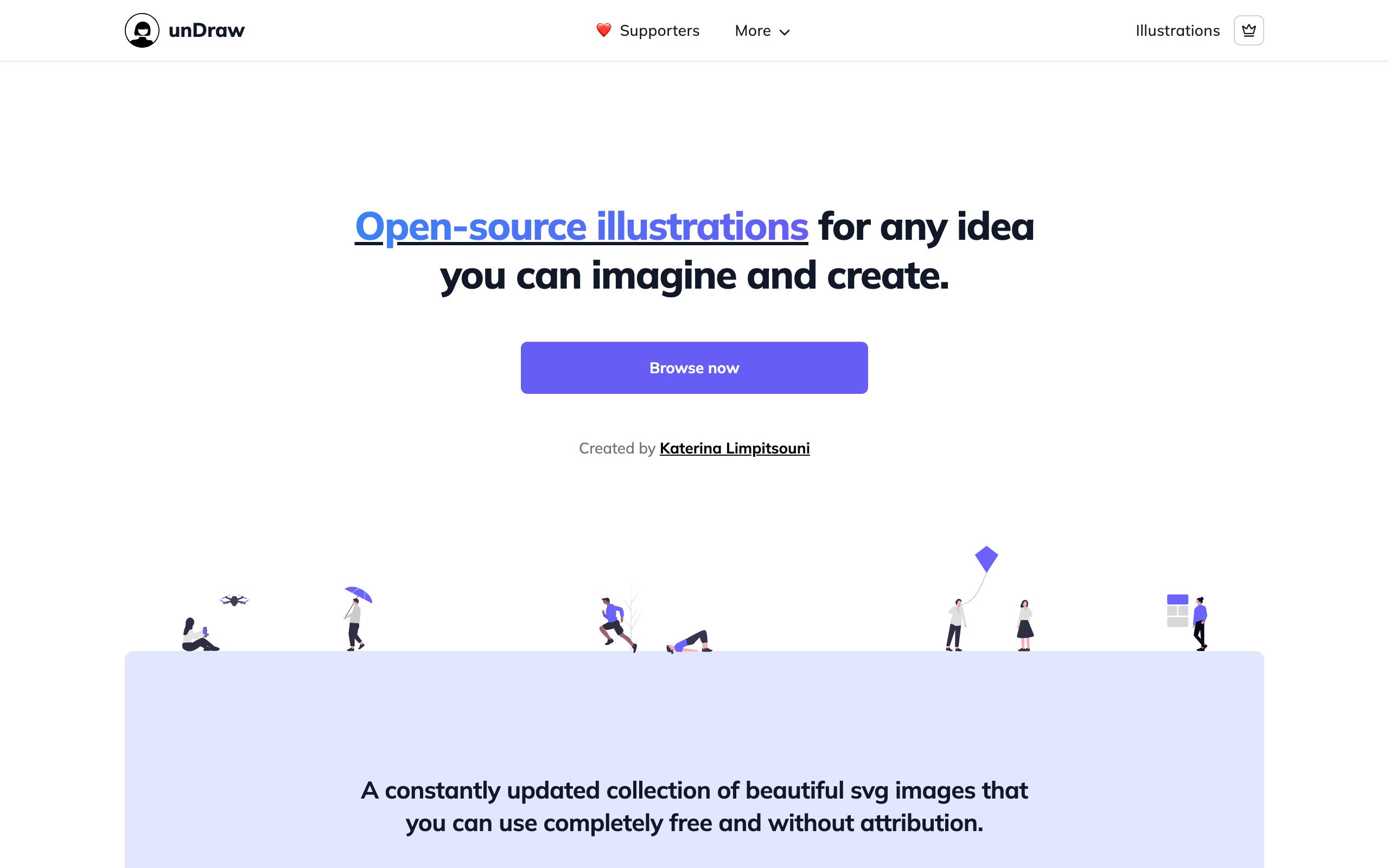 unDraw screenshot
