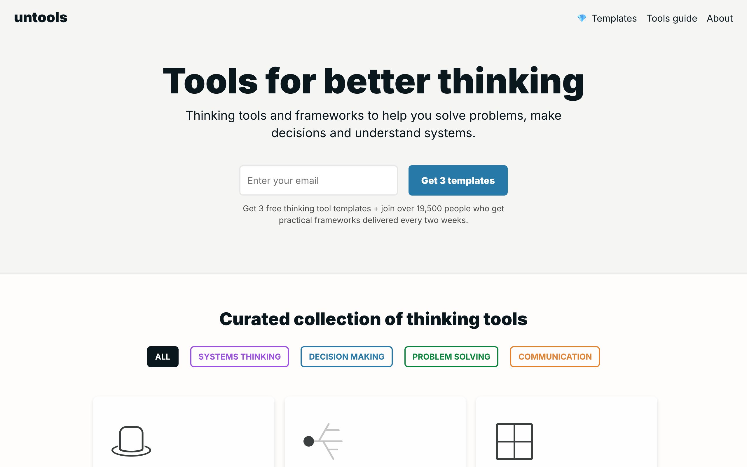 Untools screenshot