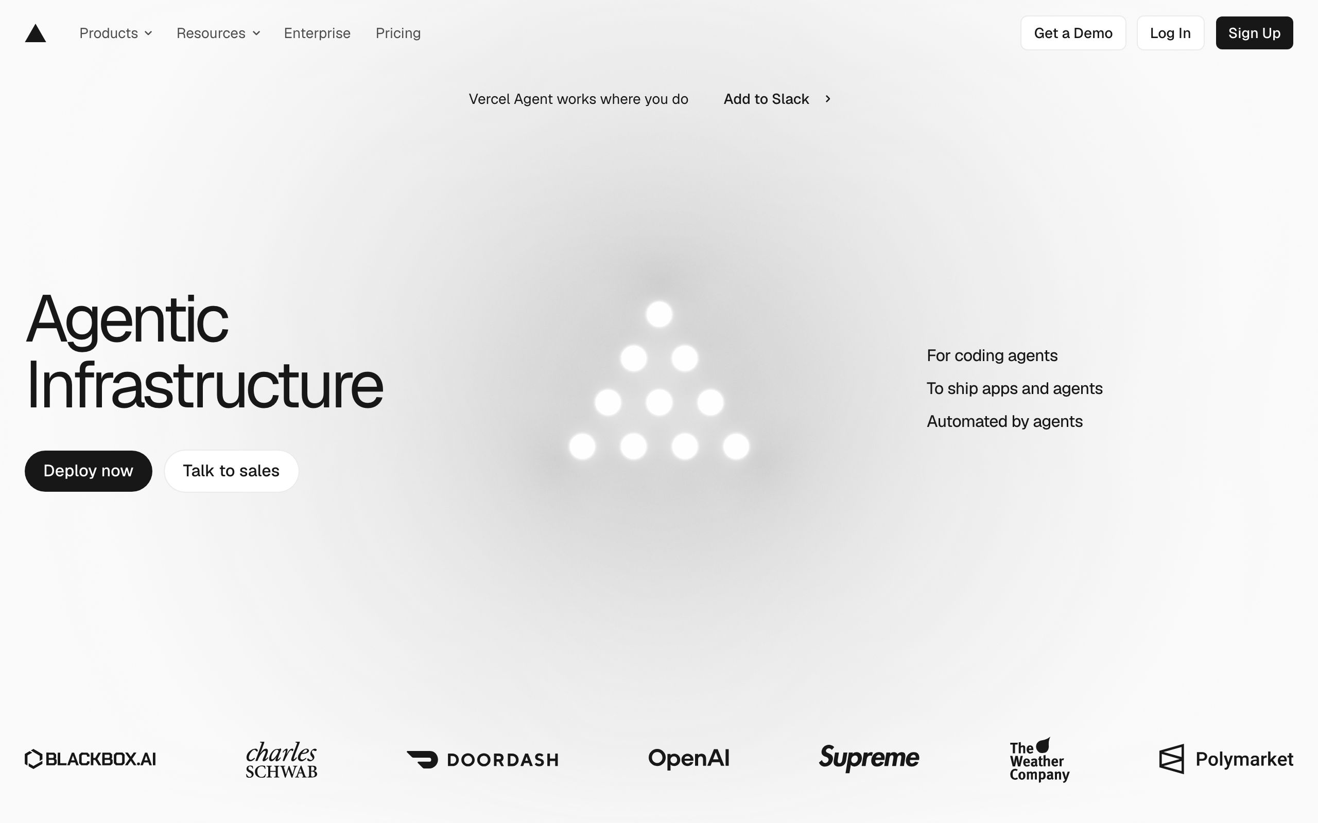 Vercel screenshot