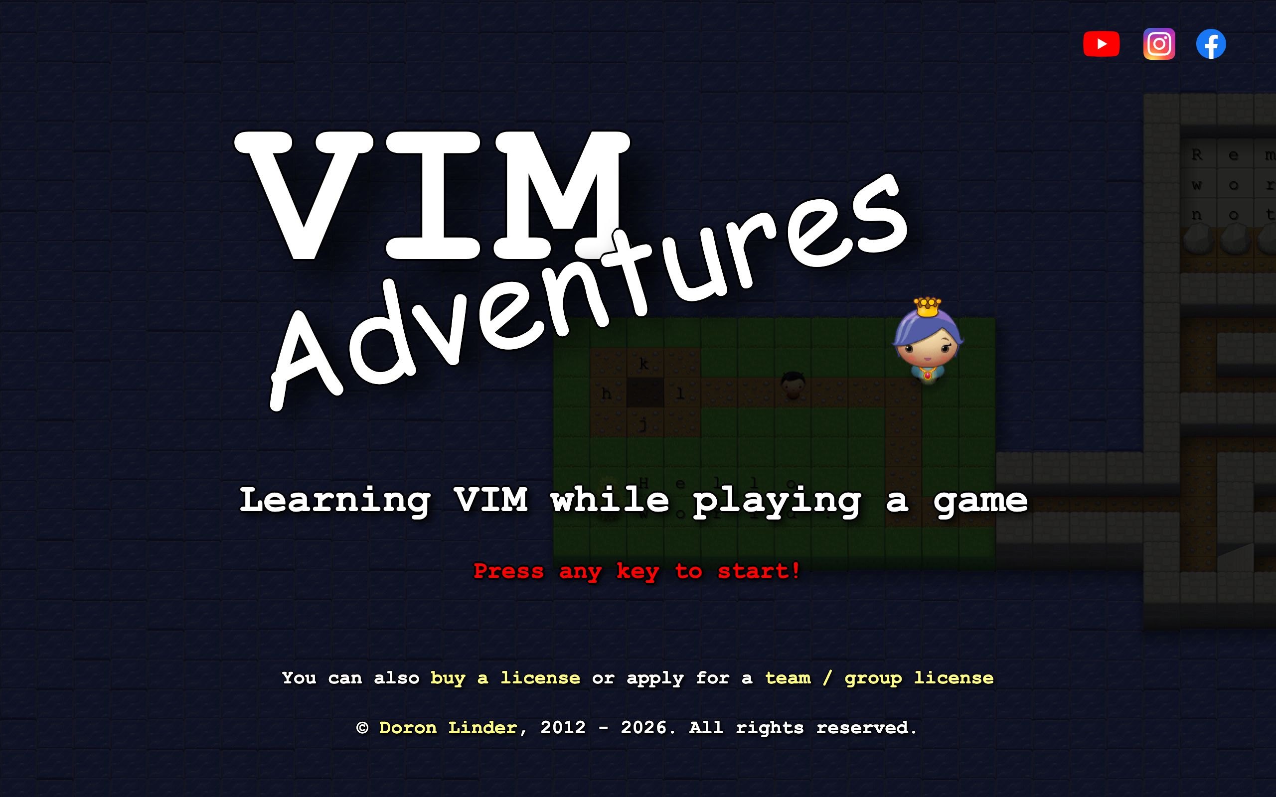 VIM Adventures screenshot