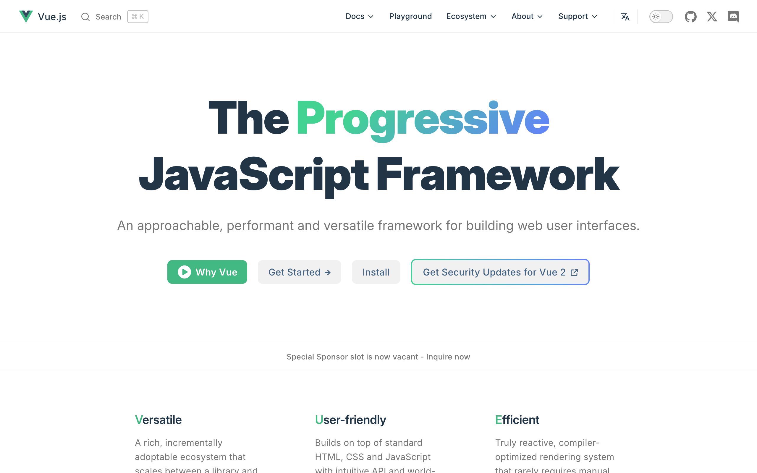 Vue.js screenshot