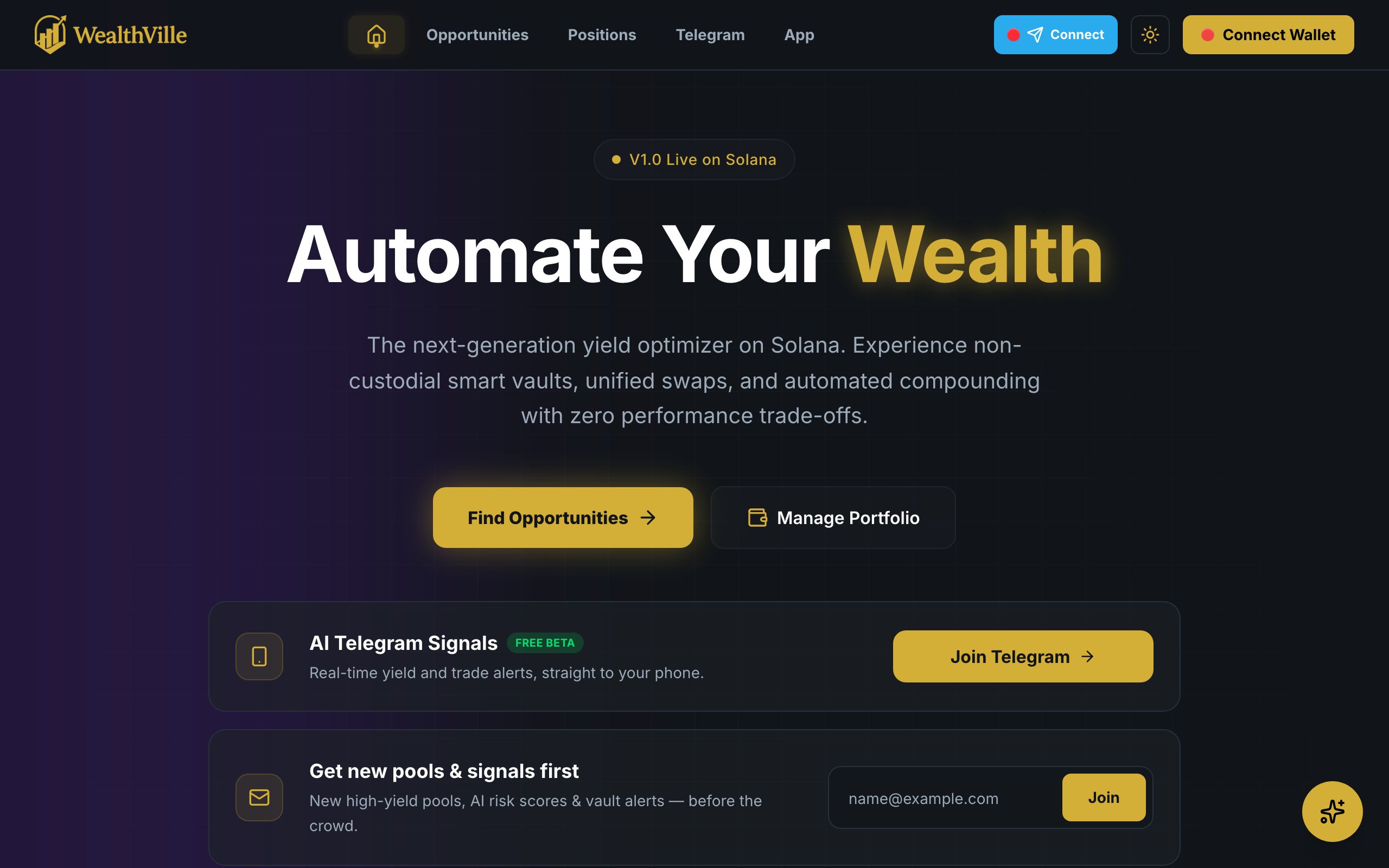 WealthVille screenshot