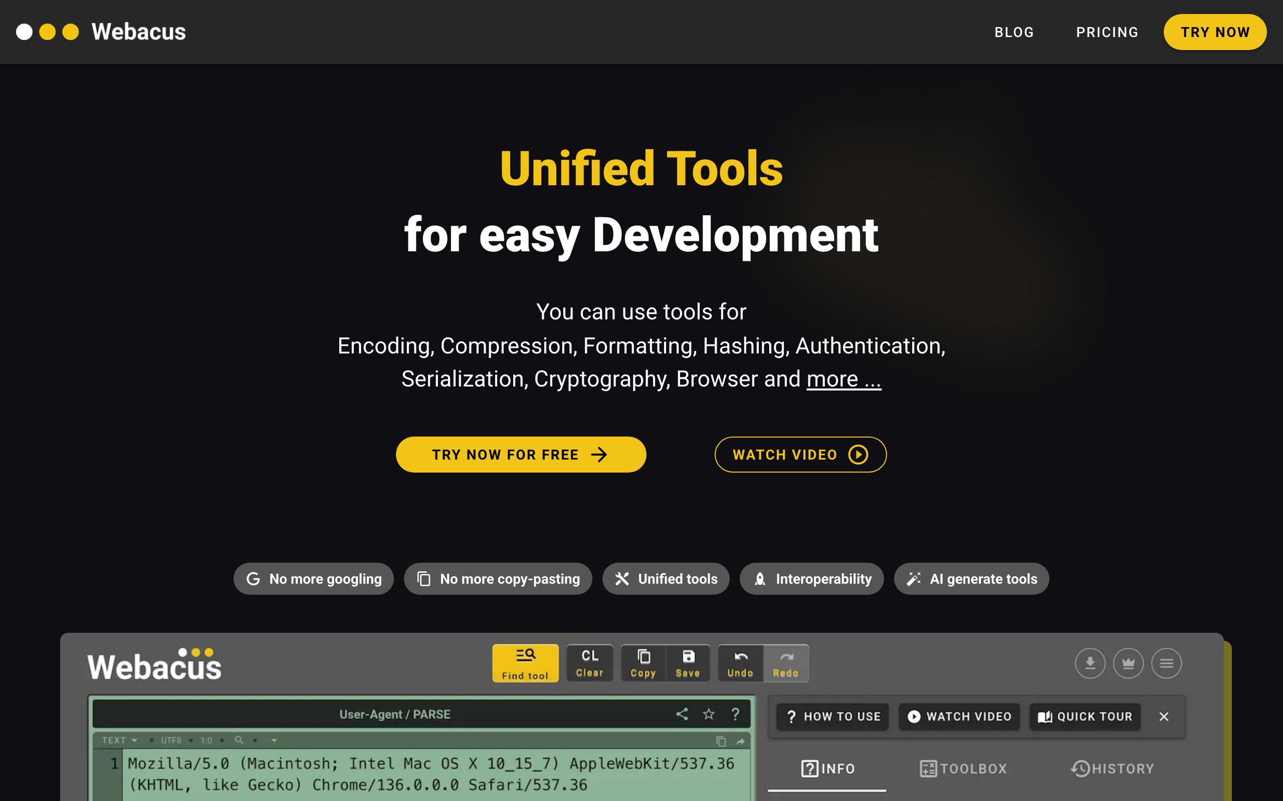 Webacus screenshot