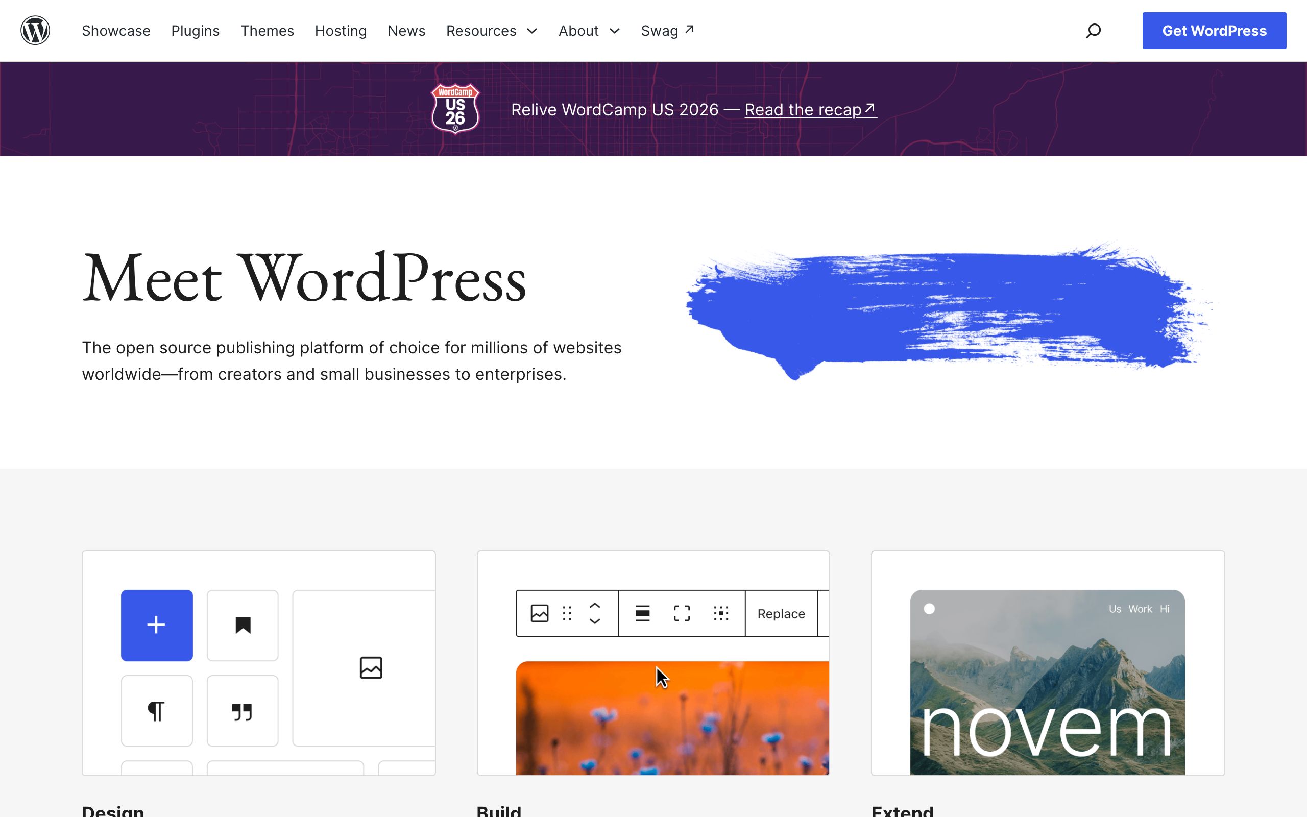 WordPress screenshot