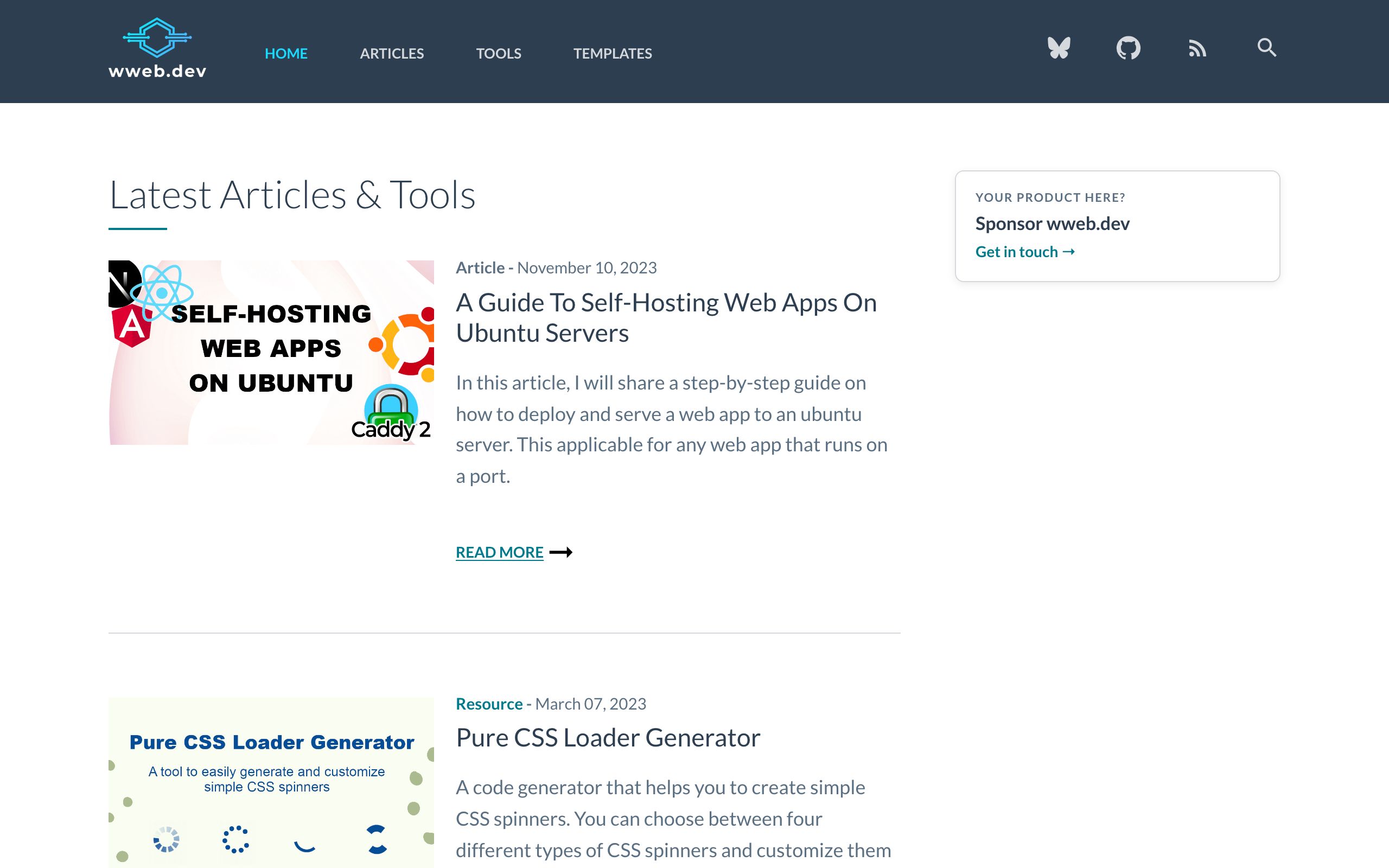 wweb.dev screenshot
