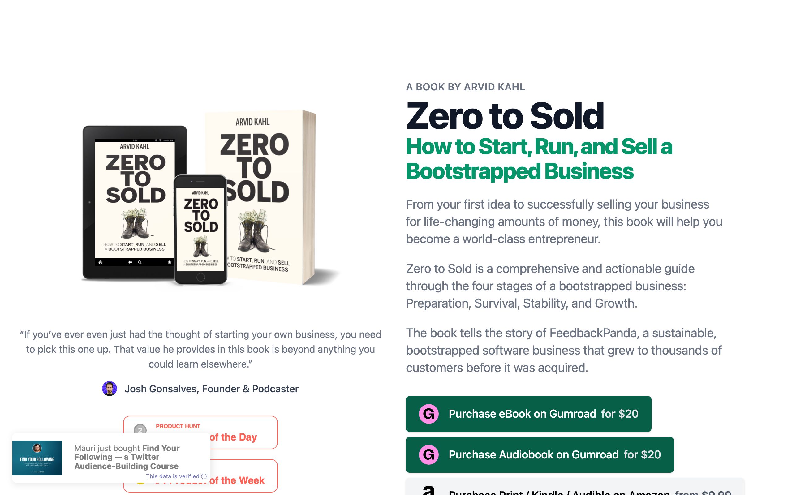 Zero to Sold screenshot